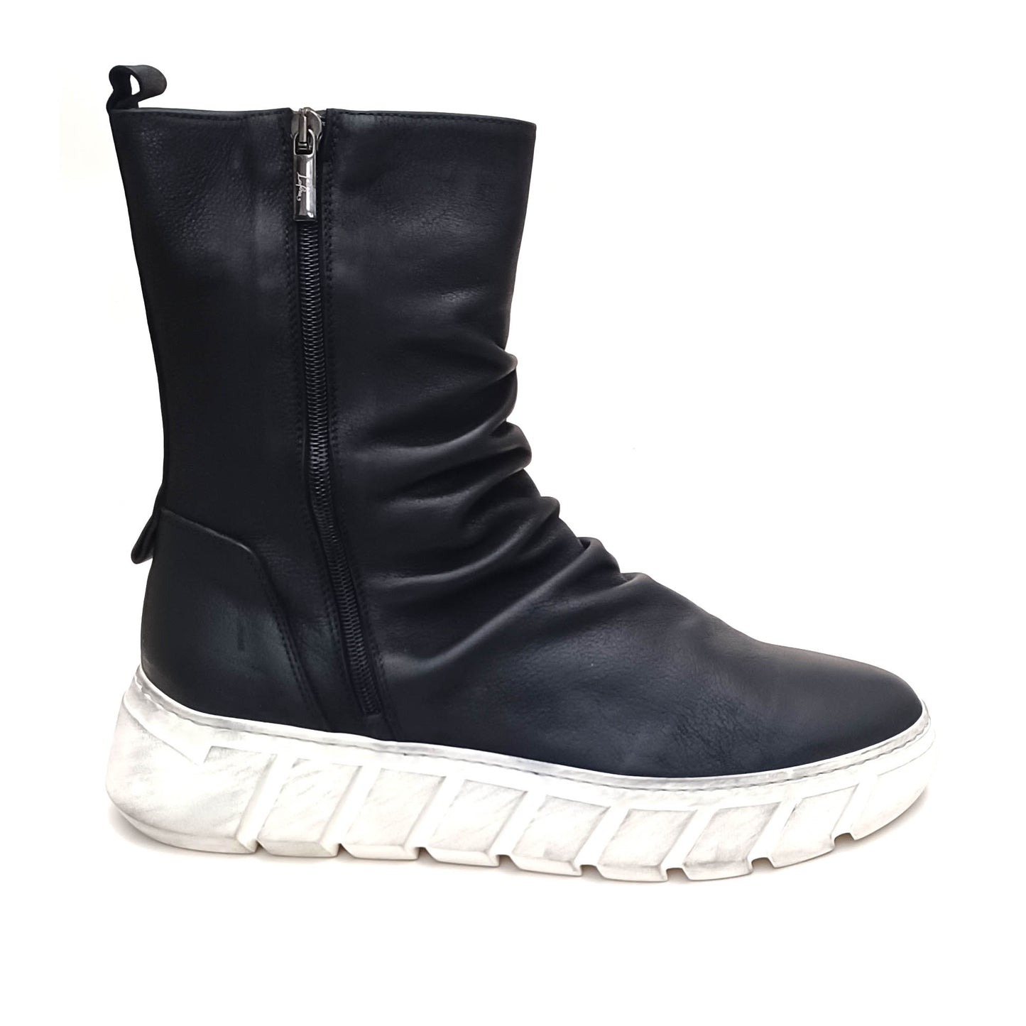 Lofina Leather Boots White Sole- MENS