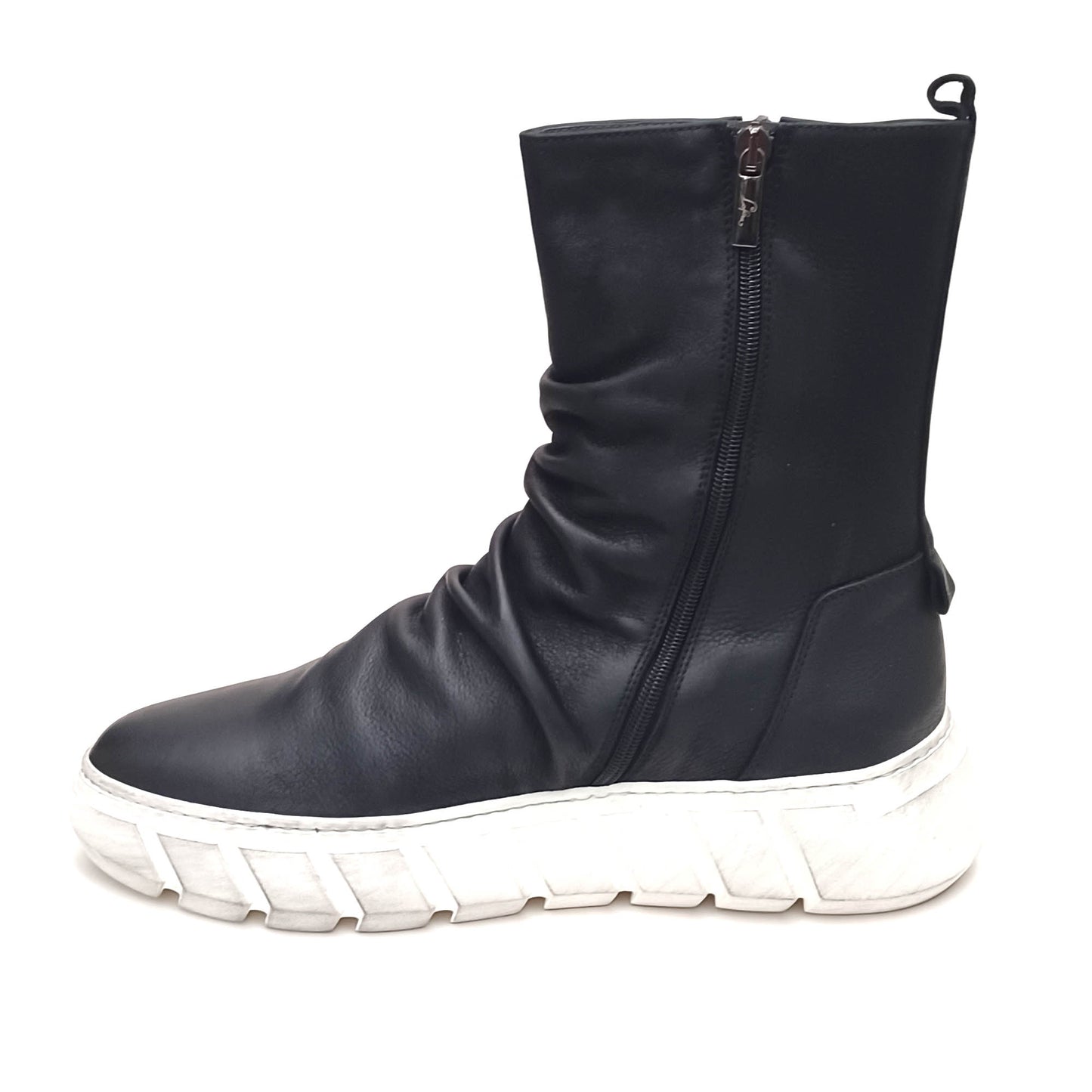 Lofina Leather Boots White Sole- MENS