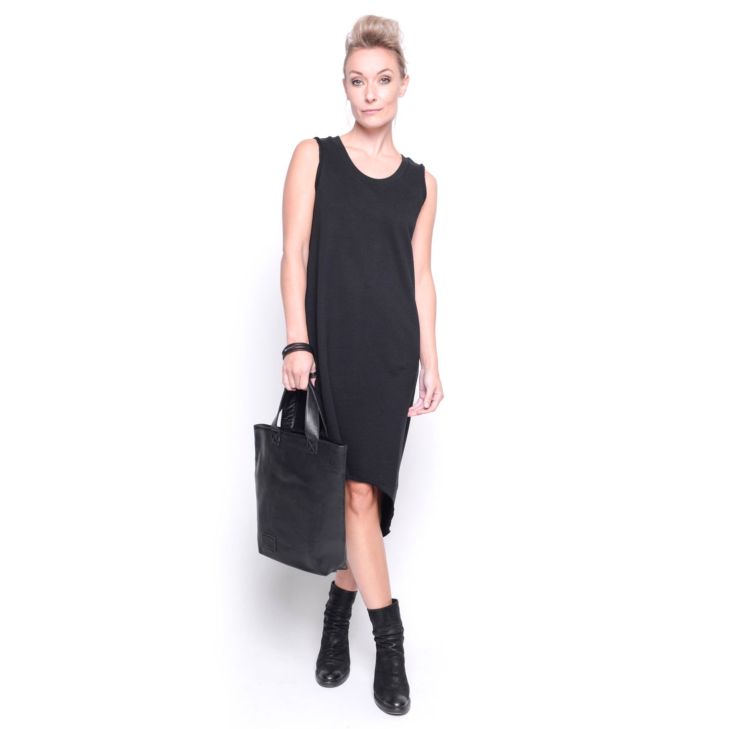 Sleeveless jersey dress