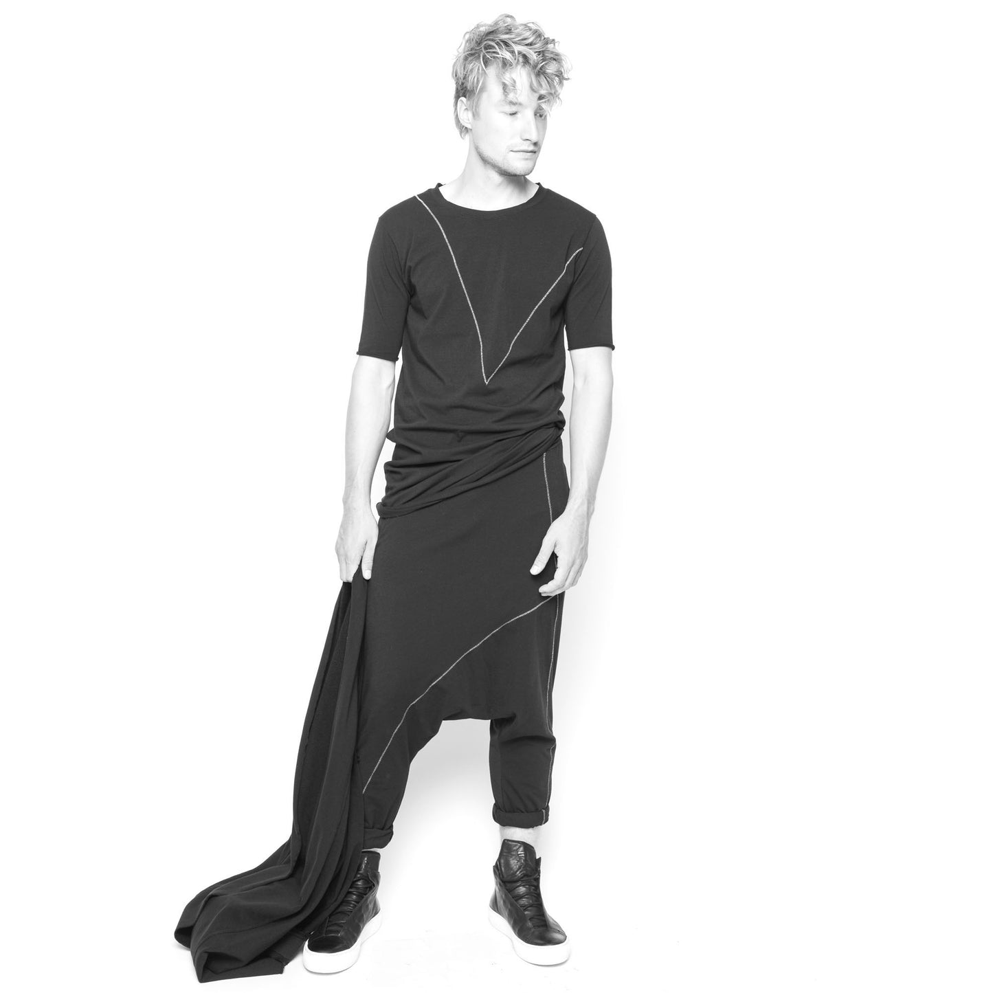 Low Crotch Jersey Pant