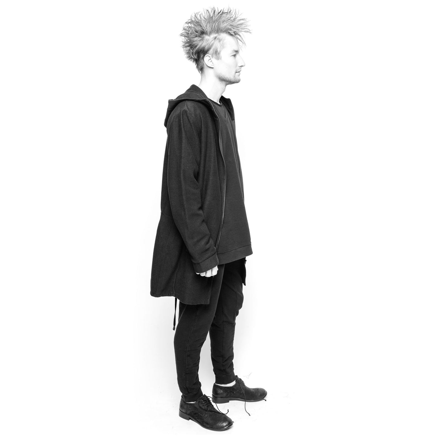 Long Zip up hoodie jacket.