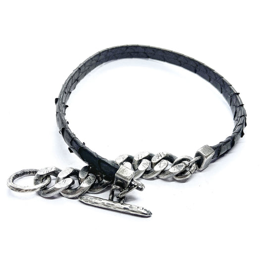 Curb chain wrap bracelet