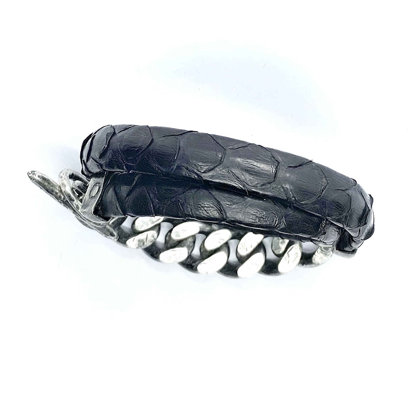 Curb chain wrap bracelet