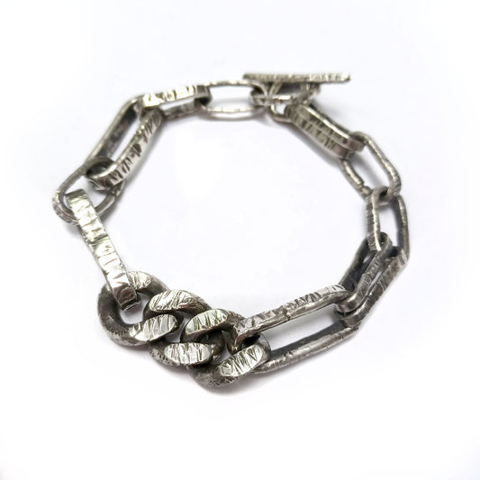 Chunky curb chain bracelet