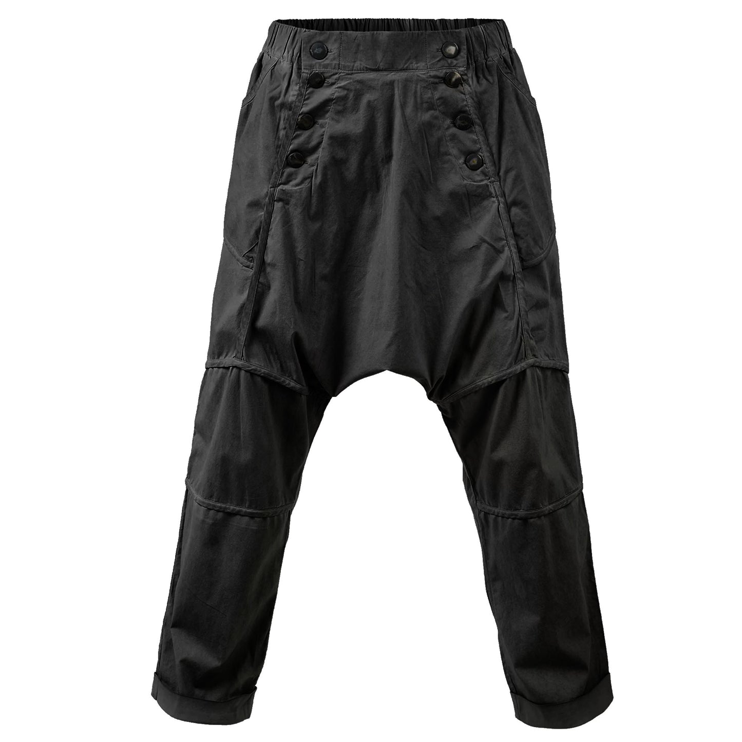 Low crotch cotton pants. Studio b3