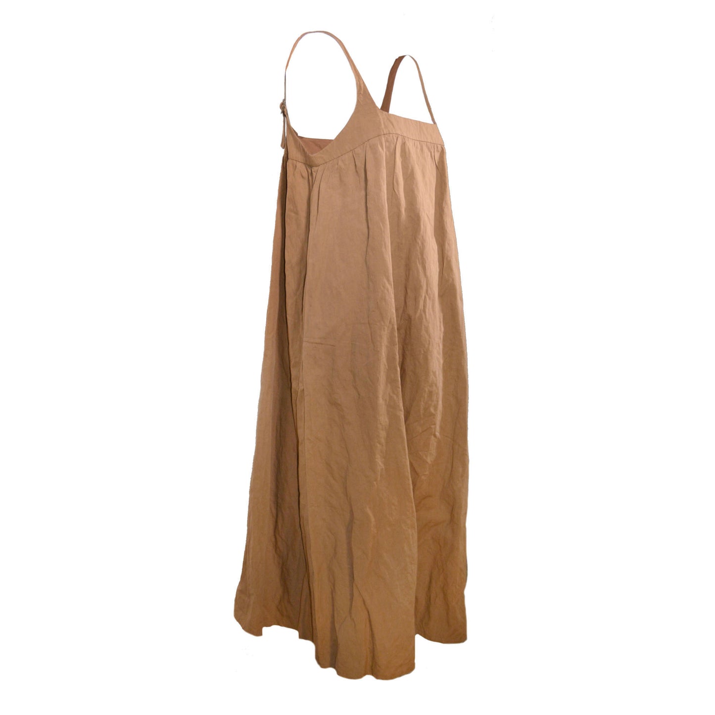 Crinkle pinafore dress