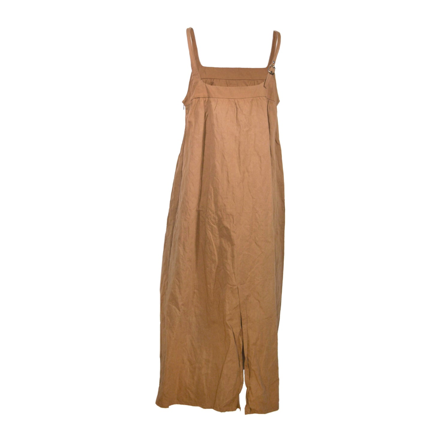 Crinkle pinafore dress