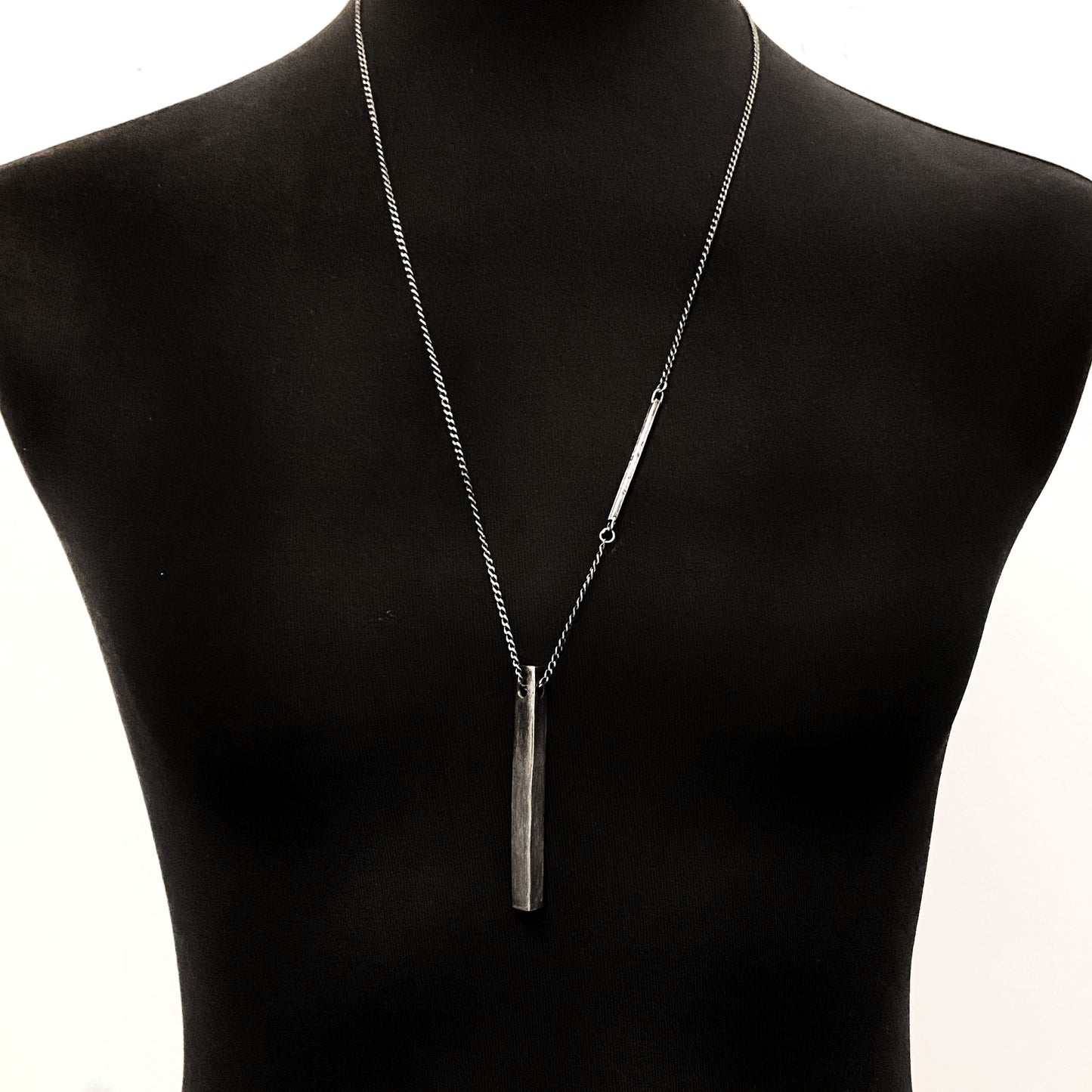 Silver triangle pendant