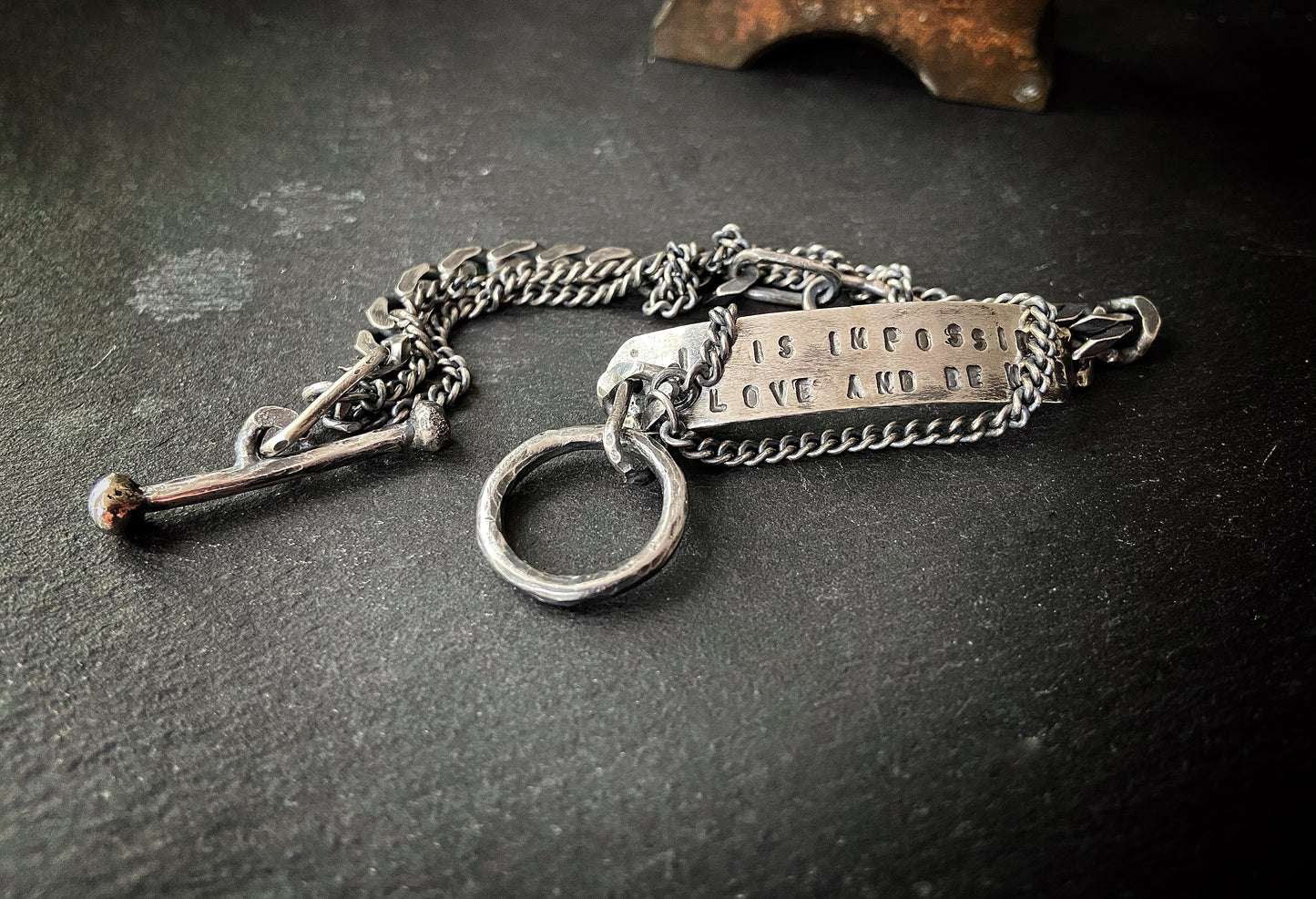 ID Tag Chain Bracelet