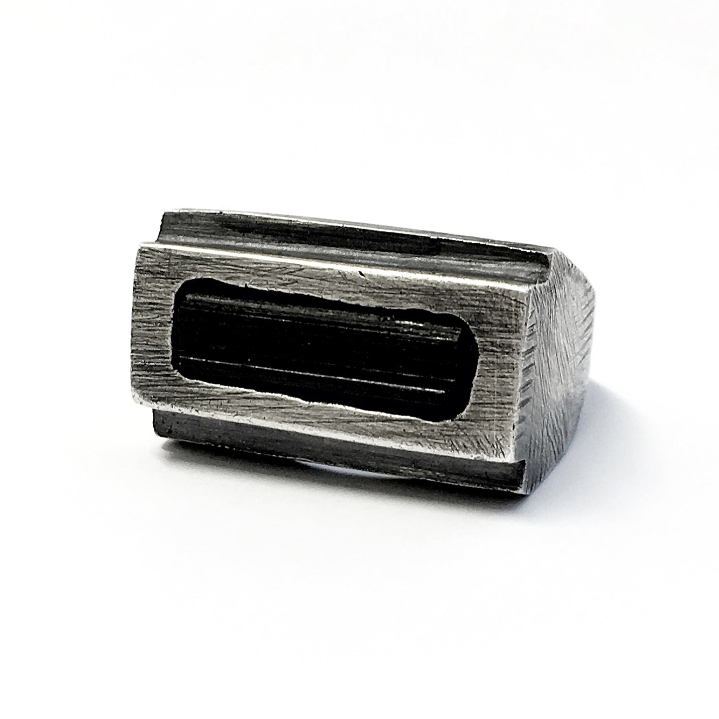 Silver tourmaline ring