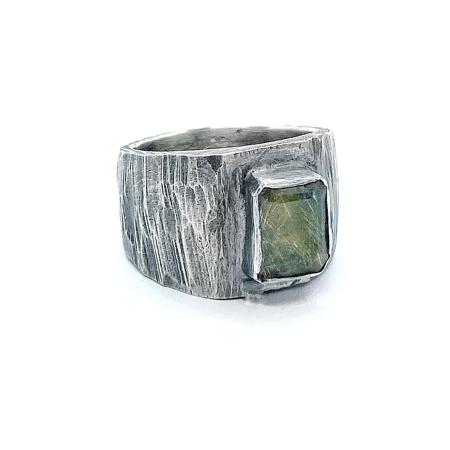 Silver Citrine Ring