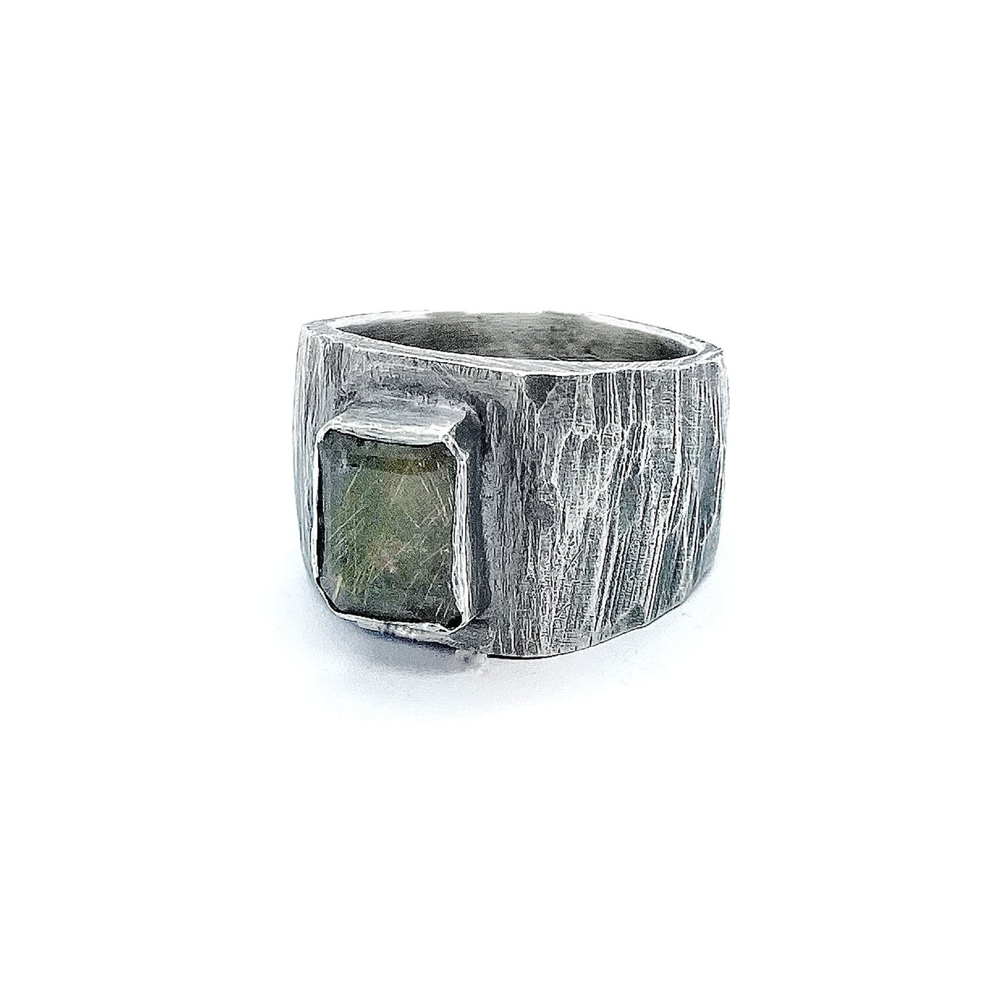 Silver Citrine Ring