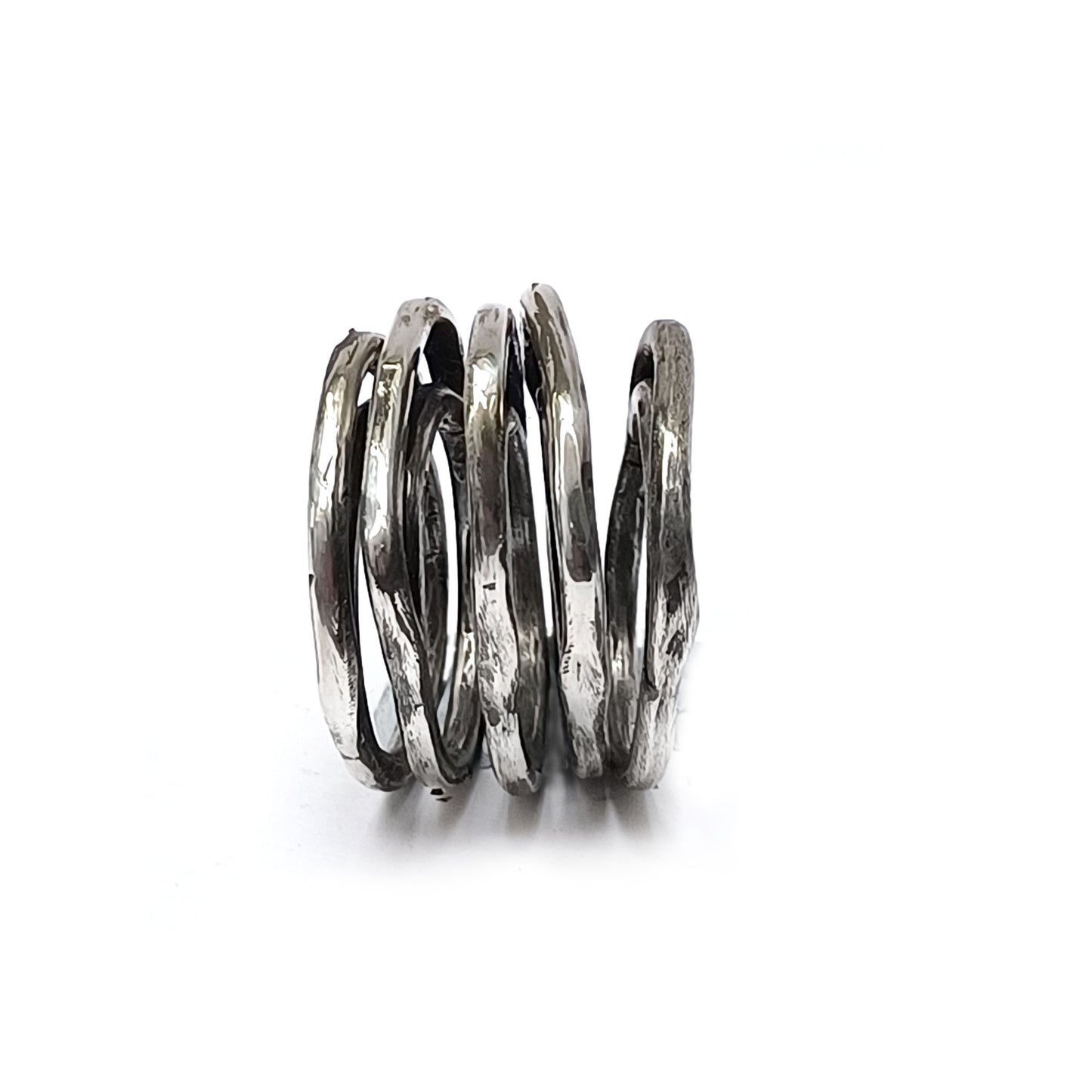 Silver stack rings