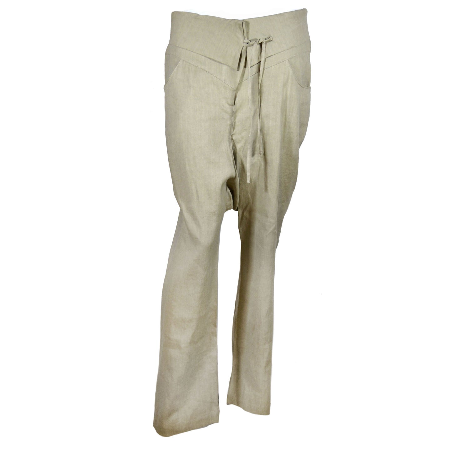 Drop crotch trousers
