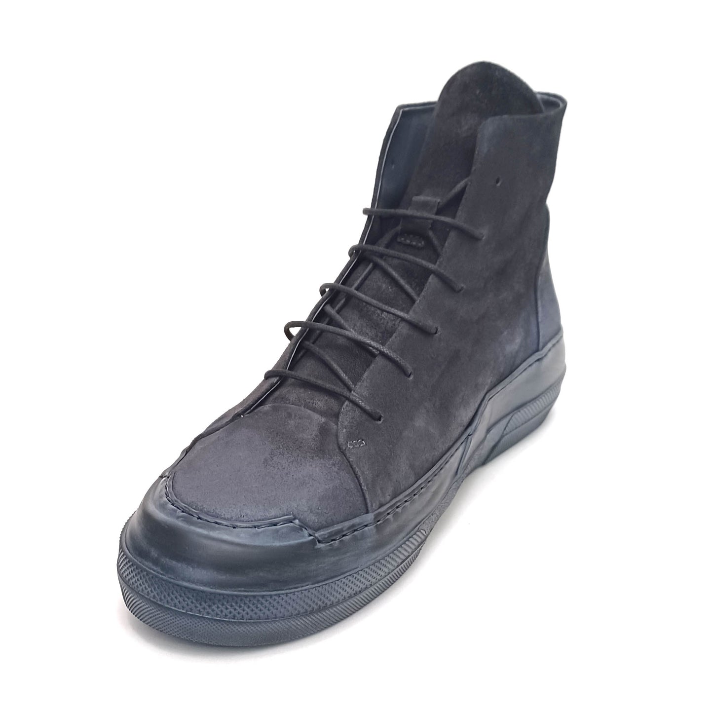 Lofina Charcoal Suede Ankle Boots- MENS