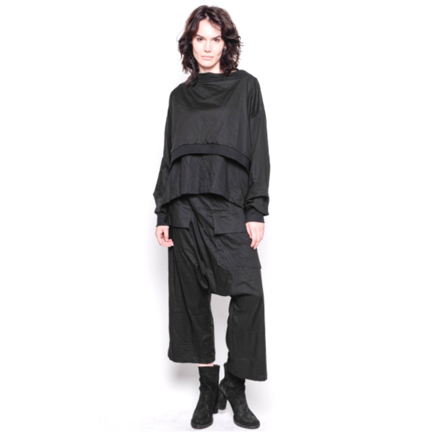 Cotton Low Crotch Pant