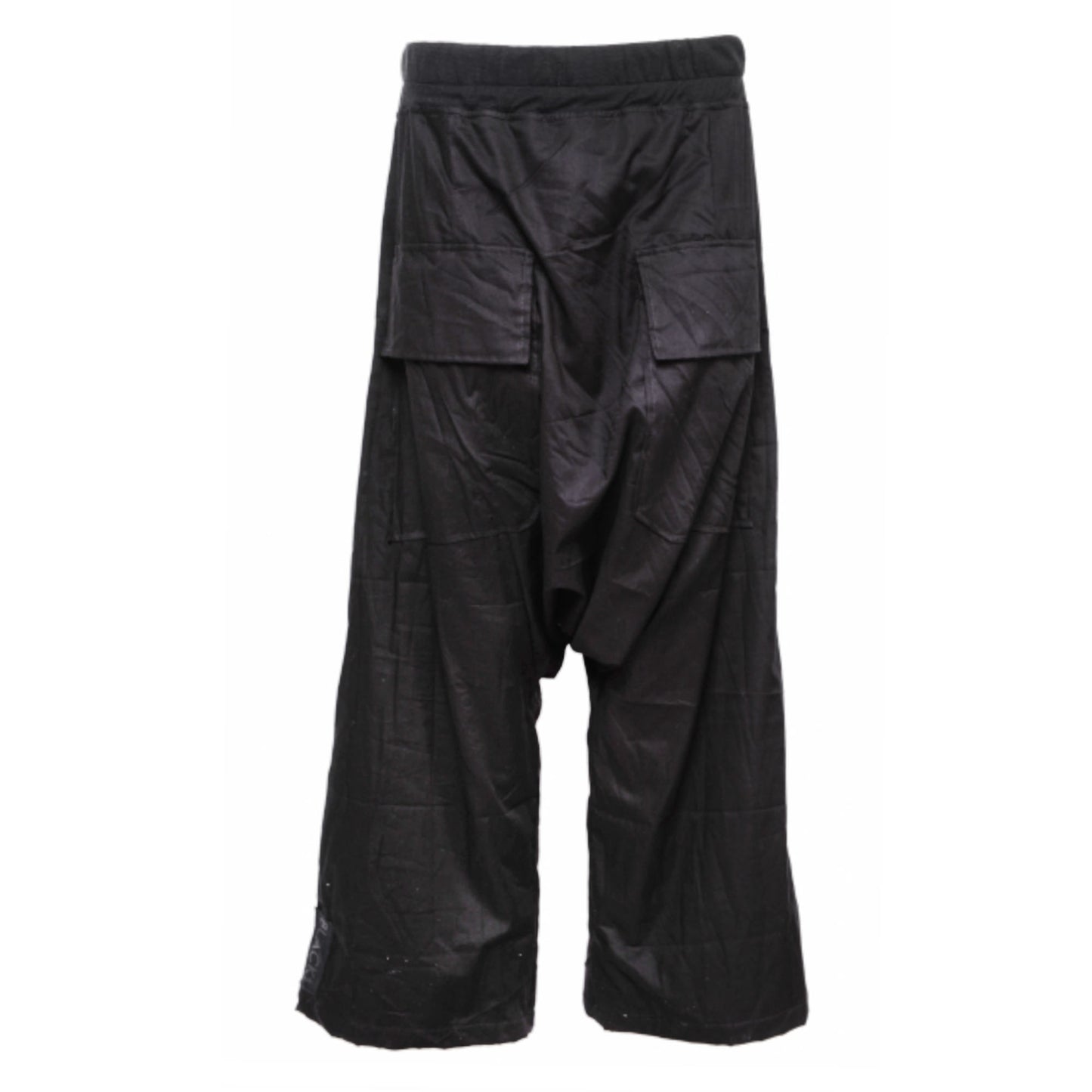 Drop crotch pant with pockets