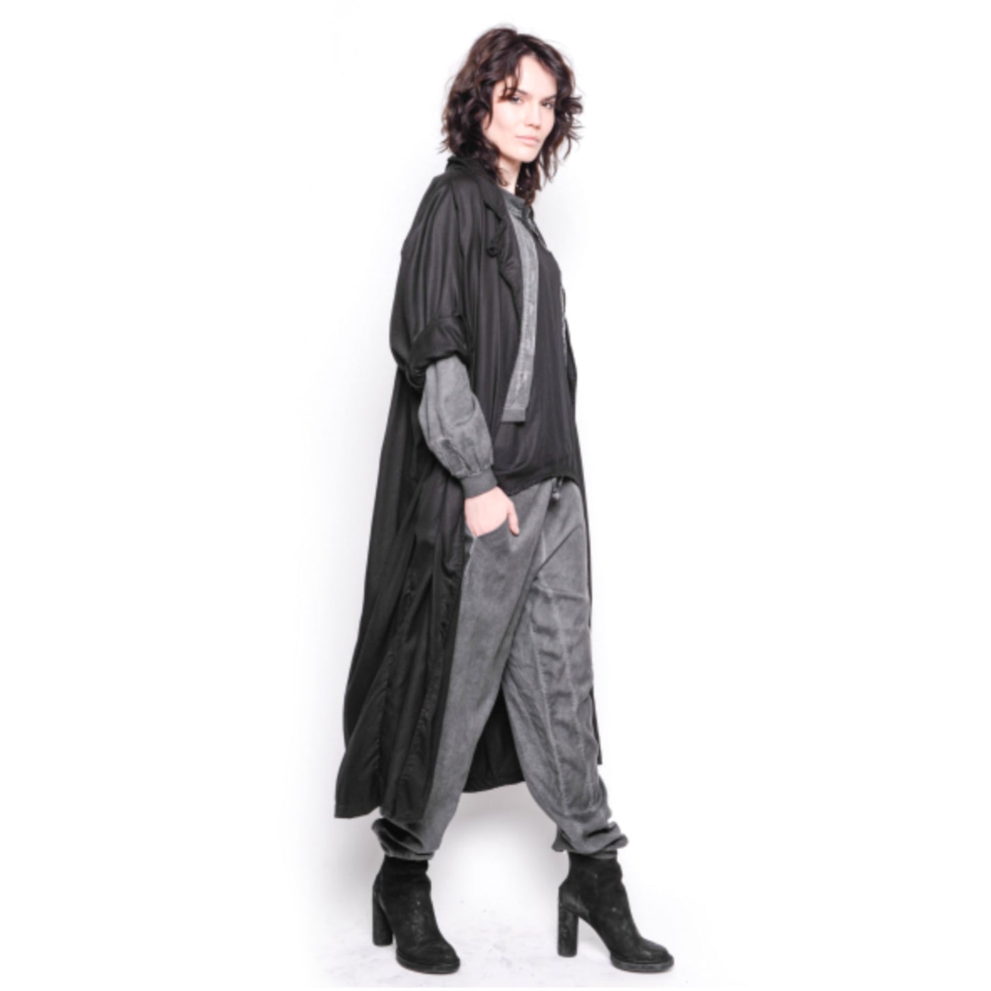 Long black jacket