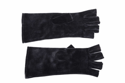 Velvet Fingerless Gloves porternoire