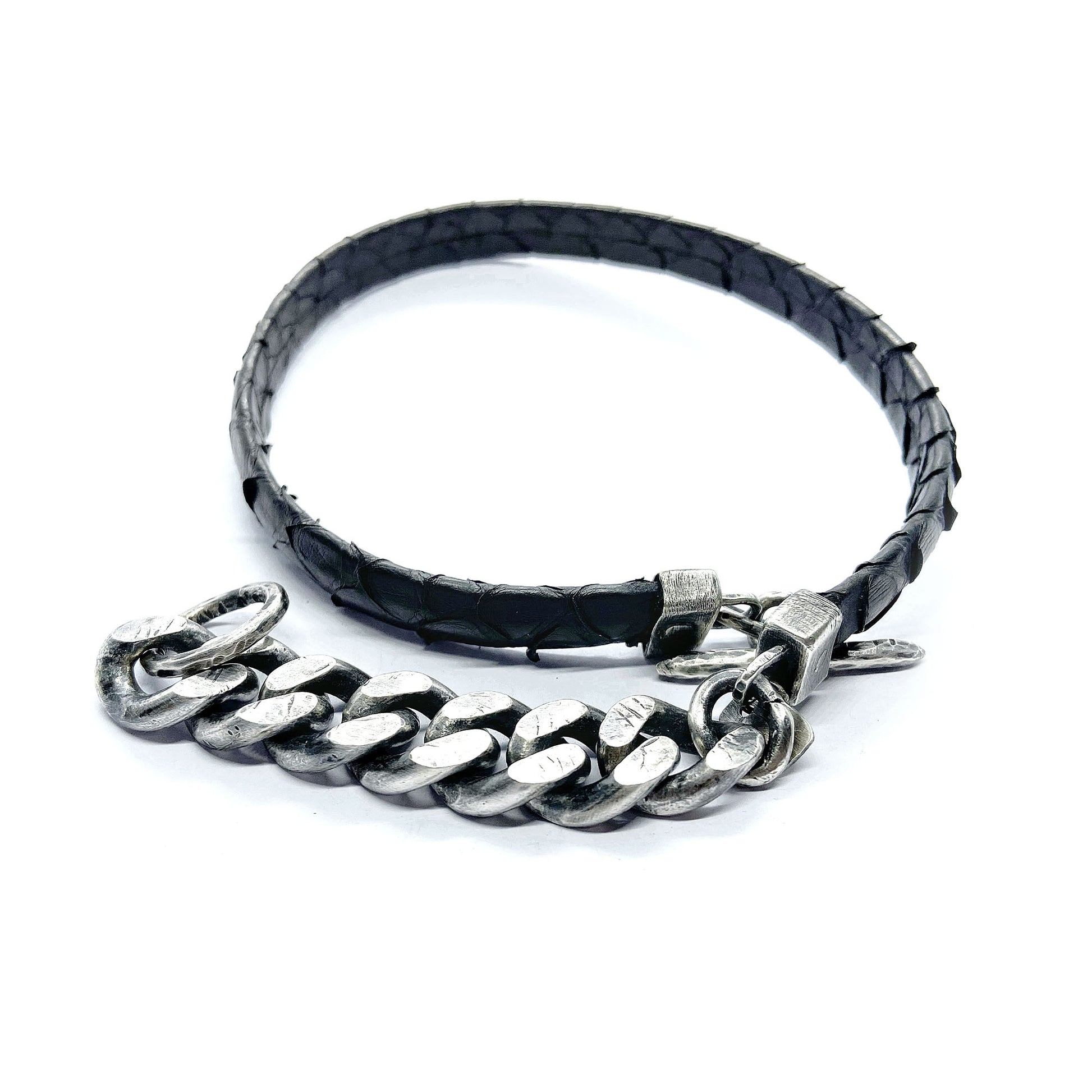 Curb chain wrap bracelet