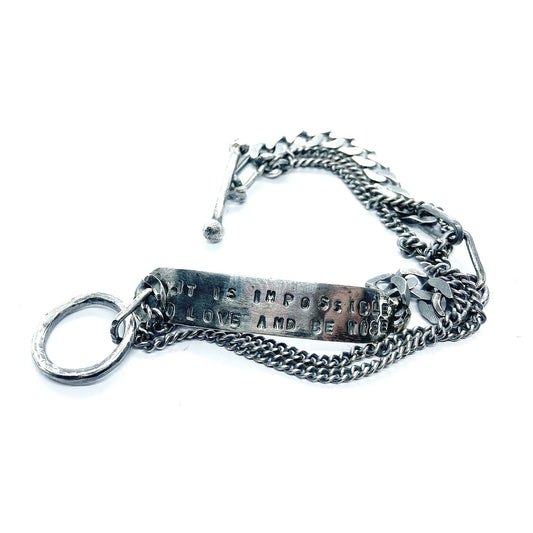 ID Tag Chain Bracelet