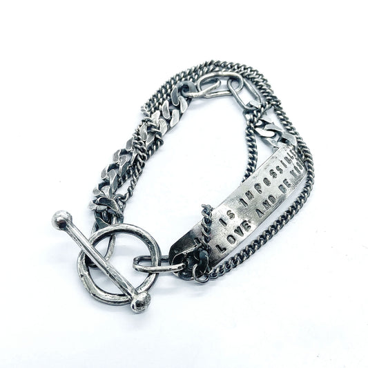 ID Tag Chain Bracelet