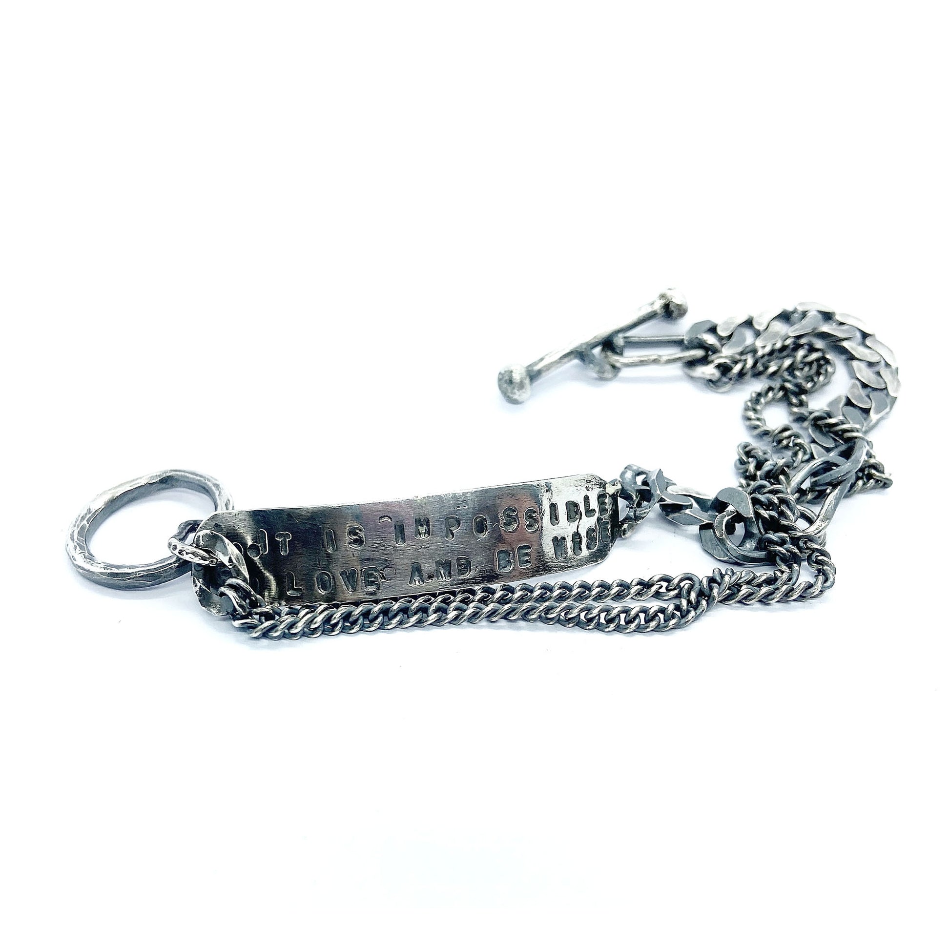 ID Tag Chain Bracelet
