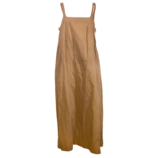 Crinkle pinafore dress