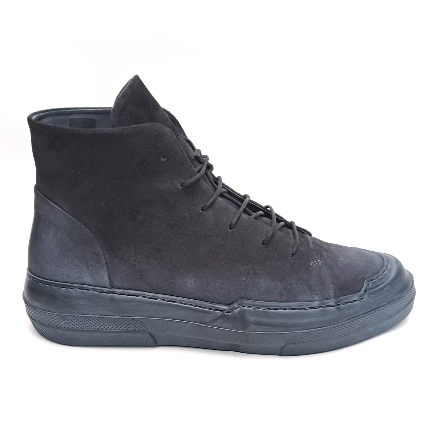 Lofina Charcoal Suede Ankle Boots- MENS